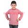 Tee Shirt enfant gongolier rayé blanc rouge