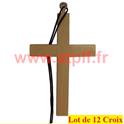 Lot de 12 Croix de Curé, Ecclésiastique, Exorciste 24cms