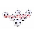 Bougie ballon de football - (blister de 6)