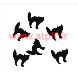 Confettis de table chat noir - sachet de 10 gr 
