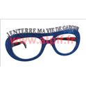 Lunette à paillettes "j'enterre ma vie de garçon" EVG - EVJF