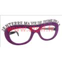 Lunette à paillettes "j'enterre ma vie de Jeune Fille"  EVJF - EVG 