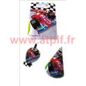 Sachet go&ucirc;ter voiture - 4 chapeaux, 4 sans g&ecirc;nes et 4 sachets plastique