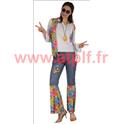 Costume adulte hippie femme - taille unique