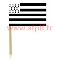 Drapeaux mini pic Bretagne Breihz Bzh 3 x 5cm (Boite de 50)