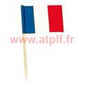 blister de 50 Mini drapeaux Tricolore France 3 x 5cm
