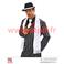 Echarpe en satin blanc, Gangster, Conscrit,
