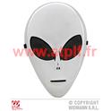 MASQUE D'ALIEN ARGENT"