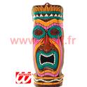 Décoration Tiki - Totem Tahitien  3D" h 50 cm