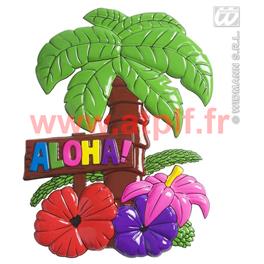 Décoration Panneau "Aloha" 48 X 38cm