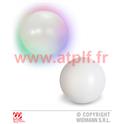 Boule de cristal 12.5cm, lumineuse, pour diseuse de bonne aventure