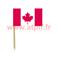 blister de 50 Mini drapeaux Canada - F1 3 x 5cm