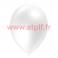 Sac de 12 ballons Blanc Standard , &Oslash; 30cm  