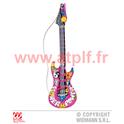 Guitare Hippie gonflable 105cm - (accessoire gonflable)