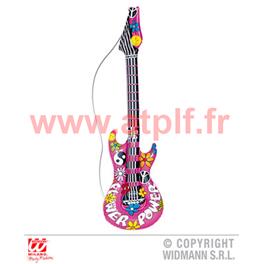 Guitare Hippie gonflable 105cm - (accessoire gonflable)