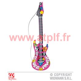 Guitare Hippie gonflable 105cm - (accessoire gonflable) Guitare Hippie gonflable 105cm - (accessoire gonflable)