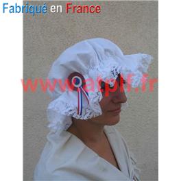 Charlotte Corday (en coton avec cocarde)