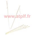 Batons porte lampion + attache métal (60cm)(la pièce)