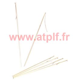 Batons porte lampion + attache métal (60cm)(la pièce)