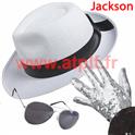 Set Mickael Jackson (chapeau + Gant)
