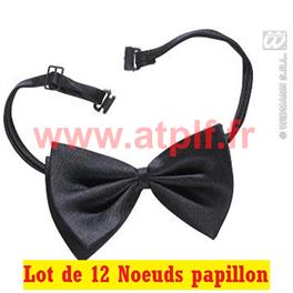 LOT A PRIX PRO: 12 Noeuds Papillon noir