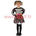 Costume baby luxe robe Day of the Dead - 80/92 cm