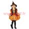 Costume baby luxe sorcière courte - 80/92 cm - 92/104cm