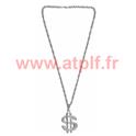 Collier Dollar Or ou argent