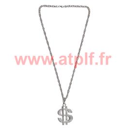 Collier Dollar Or ou argent