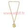 Collier Dollar Or ou argent