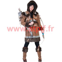 Déguisement d'Esquimeau,Eskimo,Esquimau,adulte femme