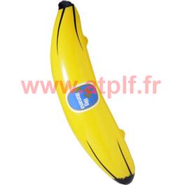 Décoration Banane geante gonflable 100 cm