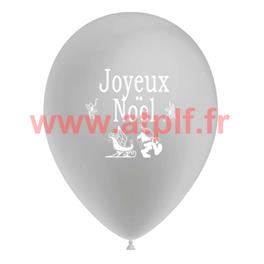 Ballons Joyeux Noël,(sac de 10) en rouge et vert