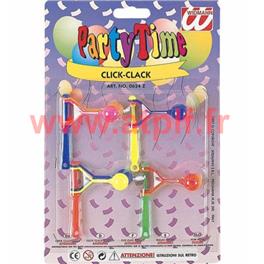 Carte de 4 clac-clac Lot de Kermesse -Pinata Carte de 4 clac-clac Lot de Kermesse -Pinata