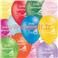 Sachet de 10 Ballons "Joyeux Anniversaire" Multicolore Ø30cms