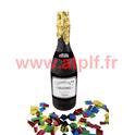 Bouteille champagne lance confettis (32cm)