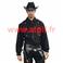 Chemise noire de Cow-boy,