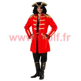 Déguisement, Manteau rouge de Capitaine Crochet