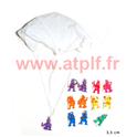 Lot de Kermesse - Sachet de 12 Parachutiste Ninja (plastique)