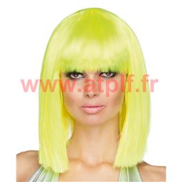 Perruque Disco N&eacute;on Fluo