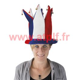 Chapeau Haut de forme France Tricolore, 