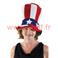 Chapeau Usa, Oncle Sam, Etats Unis, Amérique, 