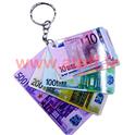 Porte clés Billets Euro - € (carte de 12) 
