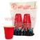 PACK DE 20 SHOOTERS "ORIGINAL CUP" PLASTIQUE ROUGE 4CL