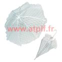 Ombrelle en dentelle blanche Ø83cm