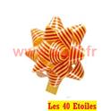 Sachet de 40 noeuds Etoiles 45mm / Catalan