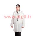 Blouse Blanche de Médecin, Chirurgien, Homme (T.U)