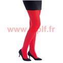 Collant opaque rouge, Grand Schtroumpf,Lutine,