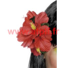 Barrette Pince à cheveux Hawaienne à fleur d'Hibiscus