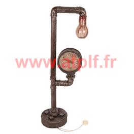 Decoration "Appareil de mesure et lampe" 60cm halloween, Gore Decoration "Appareil de mesure et lampe" 60cm halloween, Gore